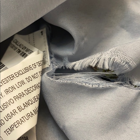 Blue Floral Cold Shoulder Bohemian Mini Dress - Picture 12 of 14